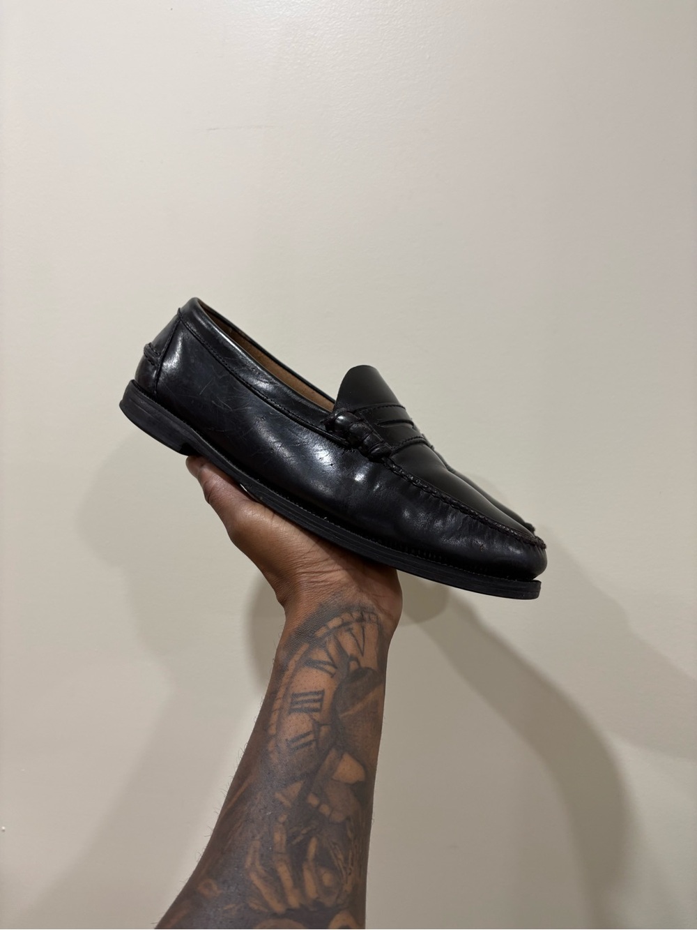 Vintage Leather Penny Loafers